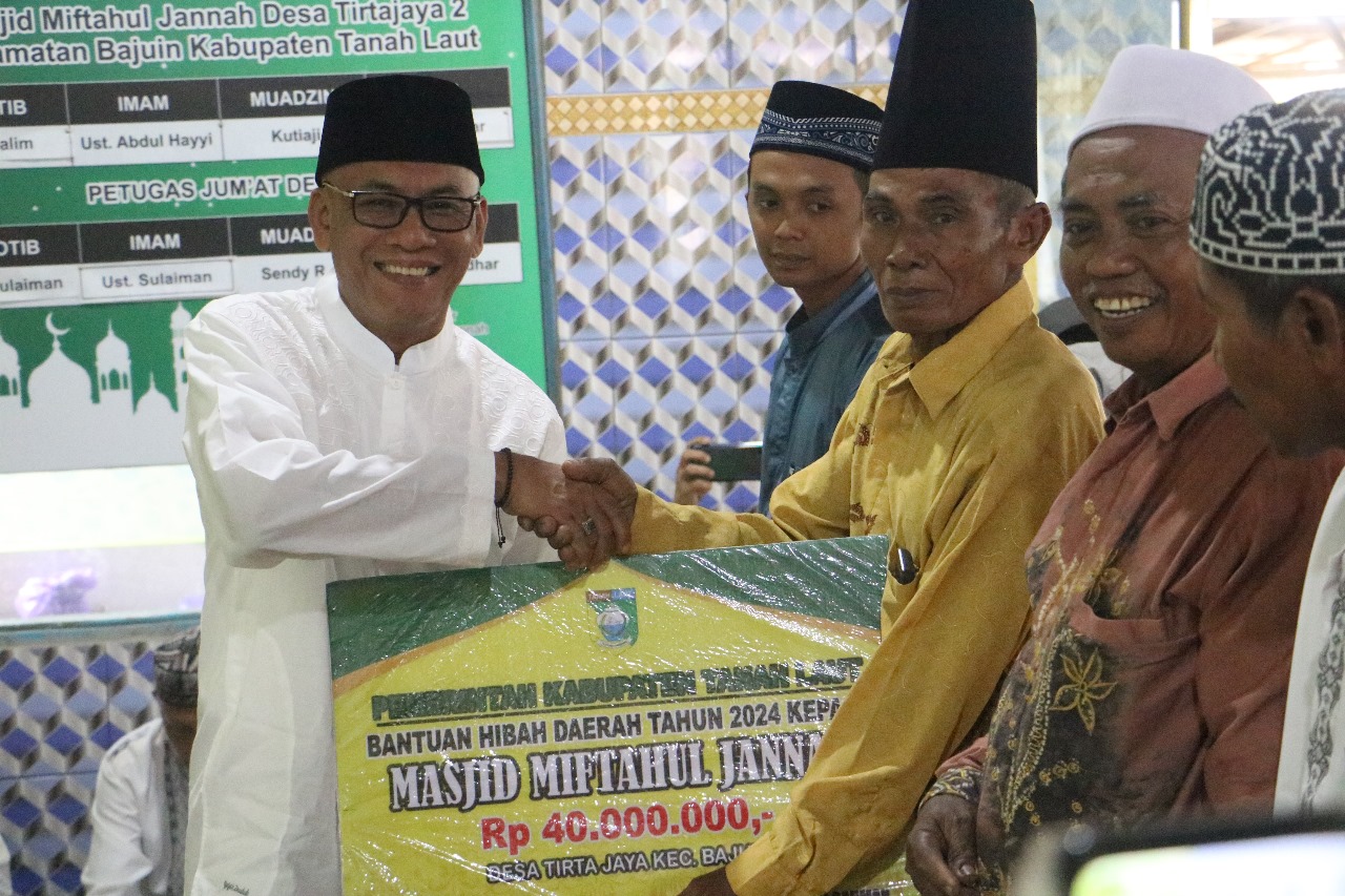 Manfaatkan Dana Hibah Pemkab Tala, Masjid Miftahul Jannah Bakal Lakukan Pengembangan