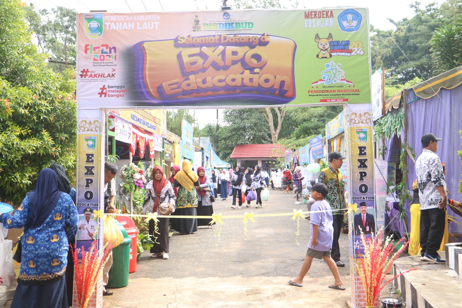 Resmi Dibuka, Expo Pendidikan Tala Banjir Kreativitas dan Perlombaan