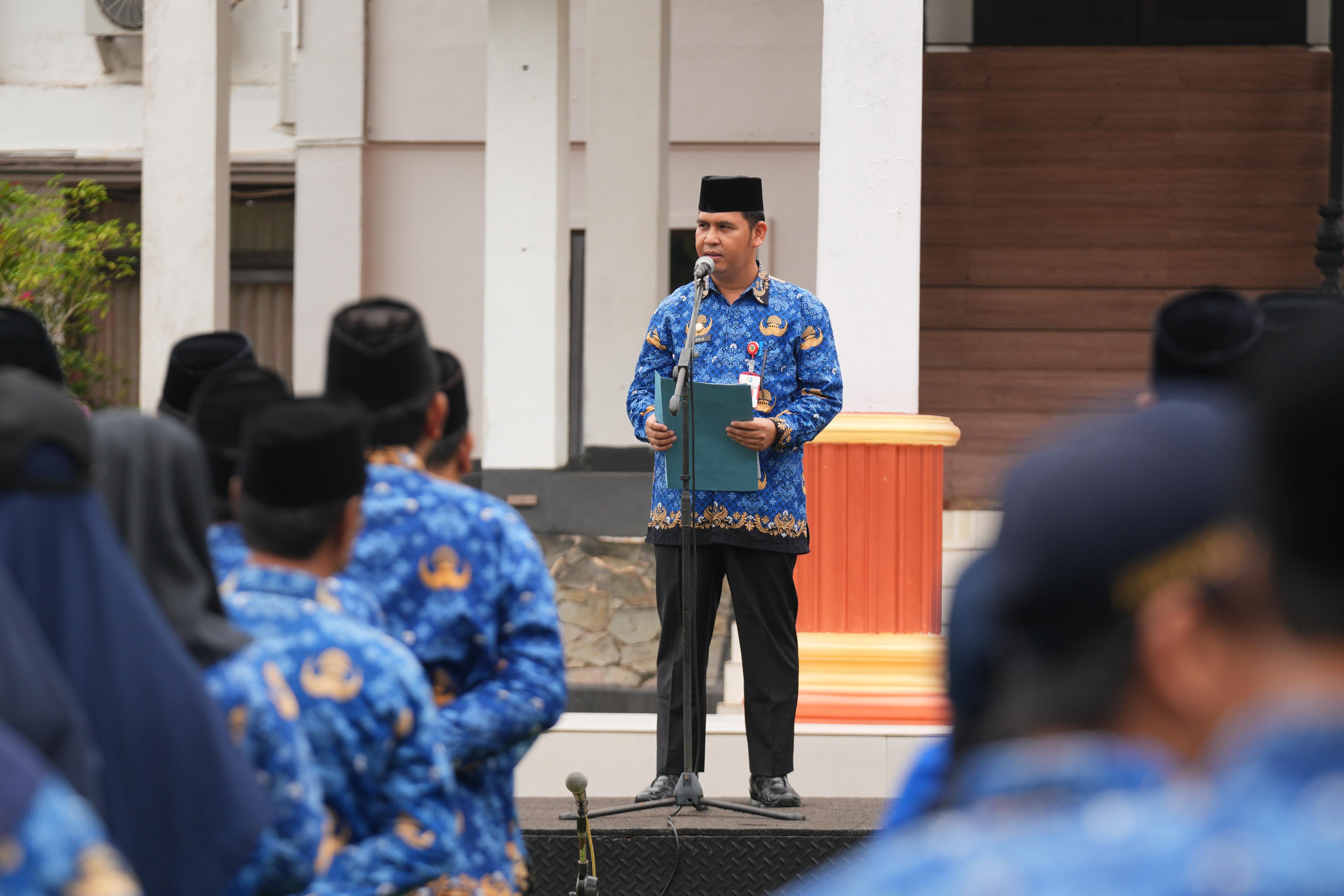 Apel Gabungan di Halaman Kantor Bupati Tanah Laut, Bahas Isu Lingkungan Hidup