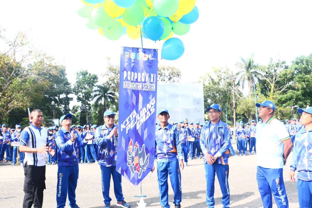 Bupati Tanah Laut Lepas 415 Atlet ke Porprov XI Kalsel