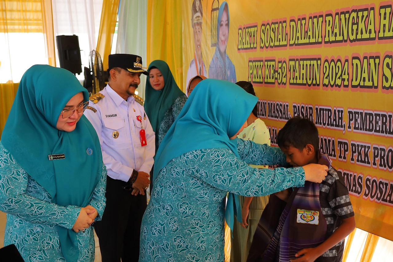 HKG Ke-52, Tanah Laut Jadi Penutup Rangkaian Baksos Acil Odah bersama PKK Kalsel