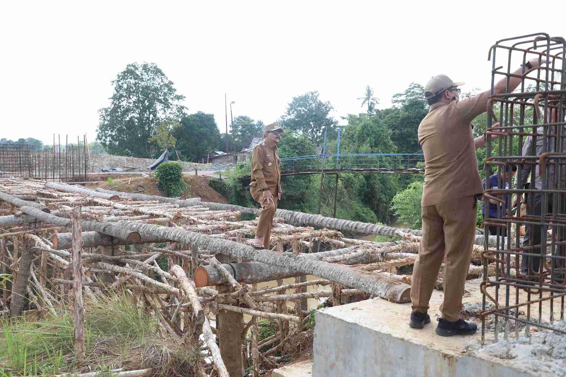 Tinjau Beberapa Pembangunan di Tala, Pj Bupati Ingin Terealisasi Sesuai Perencanaan