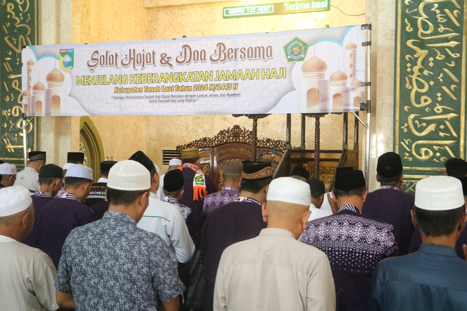 Jelang Keberangkatan ke Tanah Suci, Jemaah Calon Haji Tala Ikuti Salat Hajat dan Doa Bersama