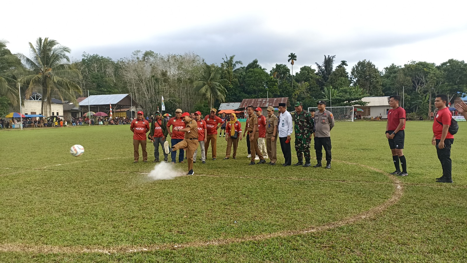 Turnamen Sepak Bola se Kecamatan Panyipatan Resmi Dimulai