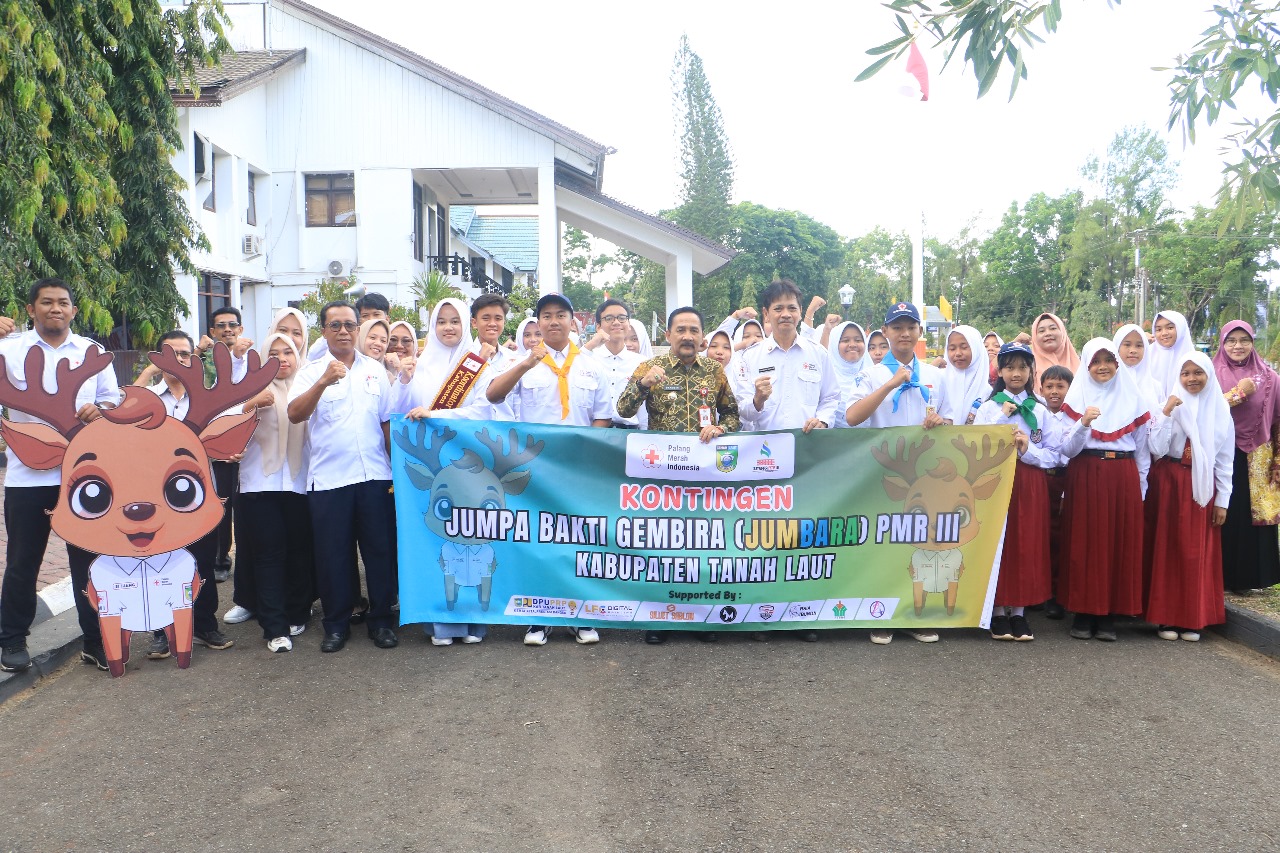 42 Kontingen Tanah Laut Resmi Dilepas Ikuti Jumbara Tingkat Provinsi