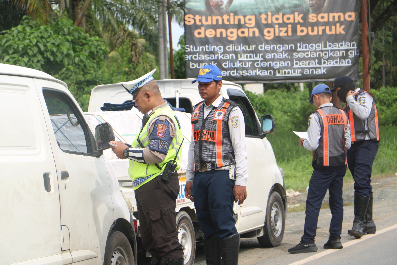 Dishub Tala Gelar Razia Angkutan di Kawasan Gunung Kayangan