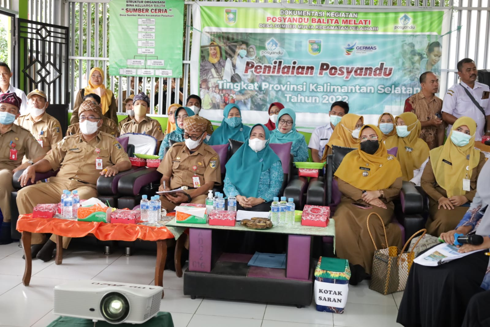 Posyandu Melati Terima Penilaian dari Pokjanal Provinsi Kalsel