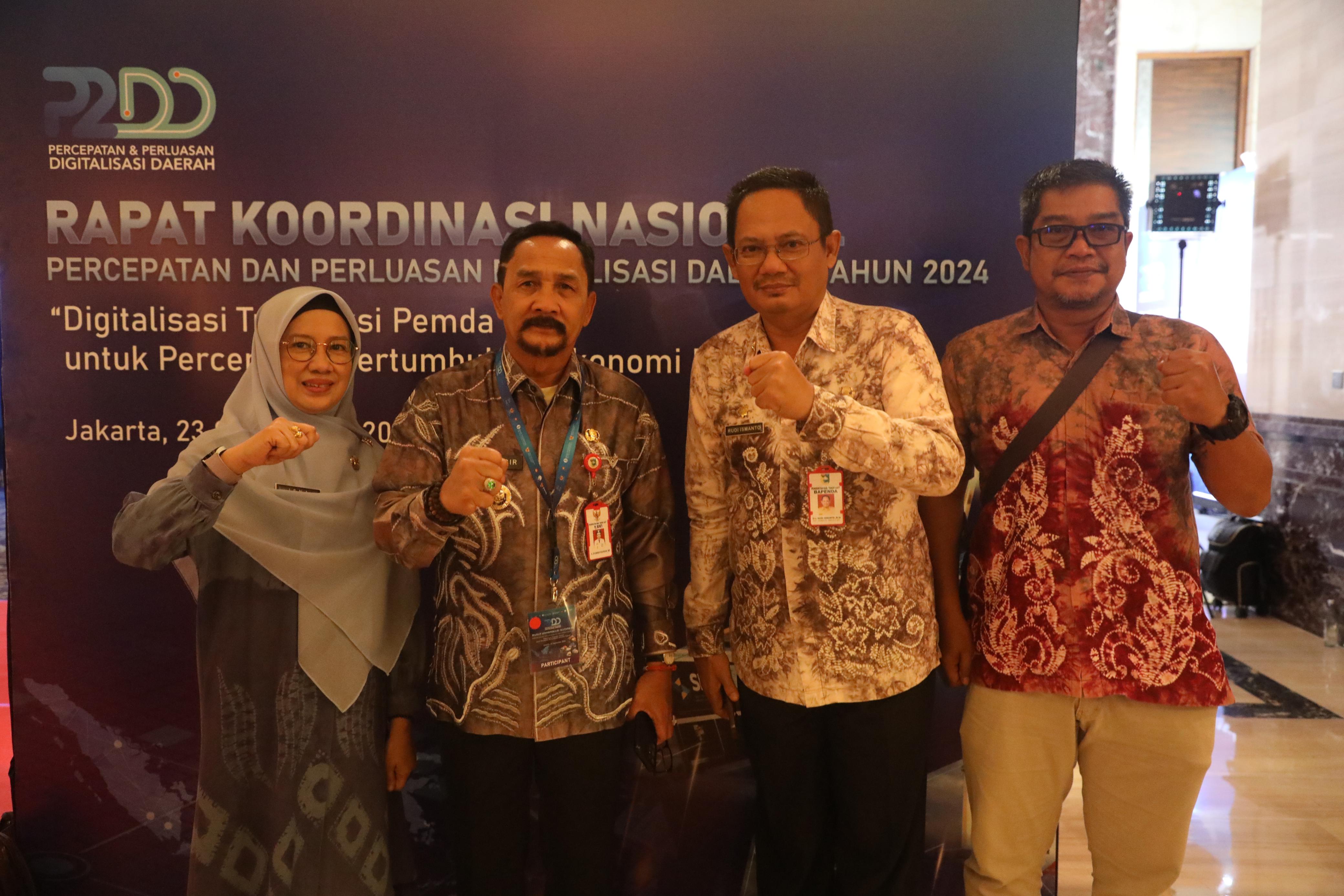 Dorong Digitalisasi, Pemkab Tala Ikuti Rakornas P2DD