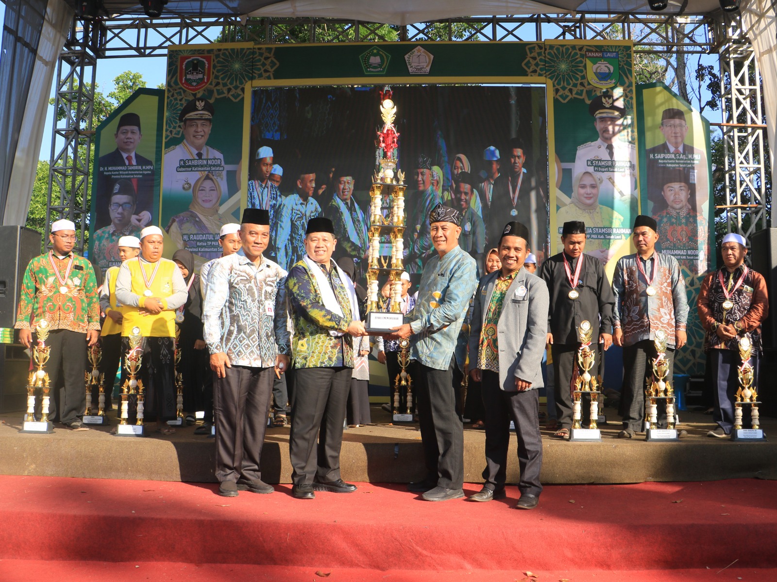 Porsadin ke-5 Tingkat Kalsel Resmi Ditutup, Tanah Laut Juara Umum