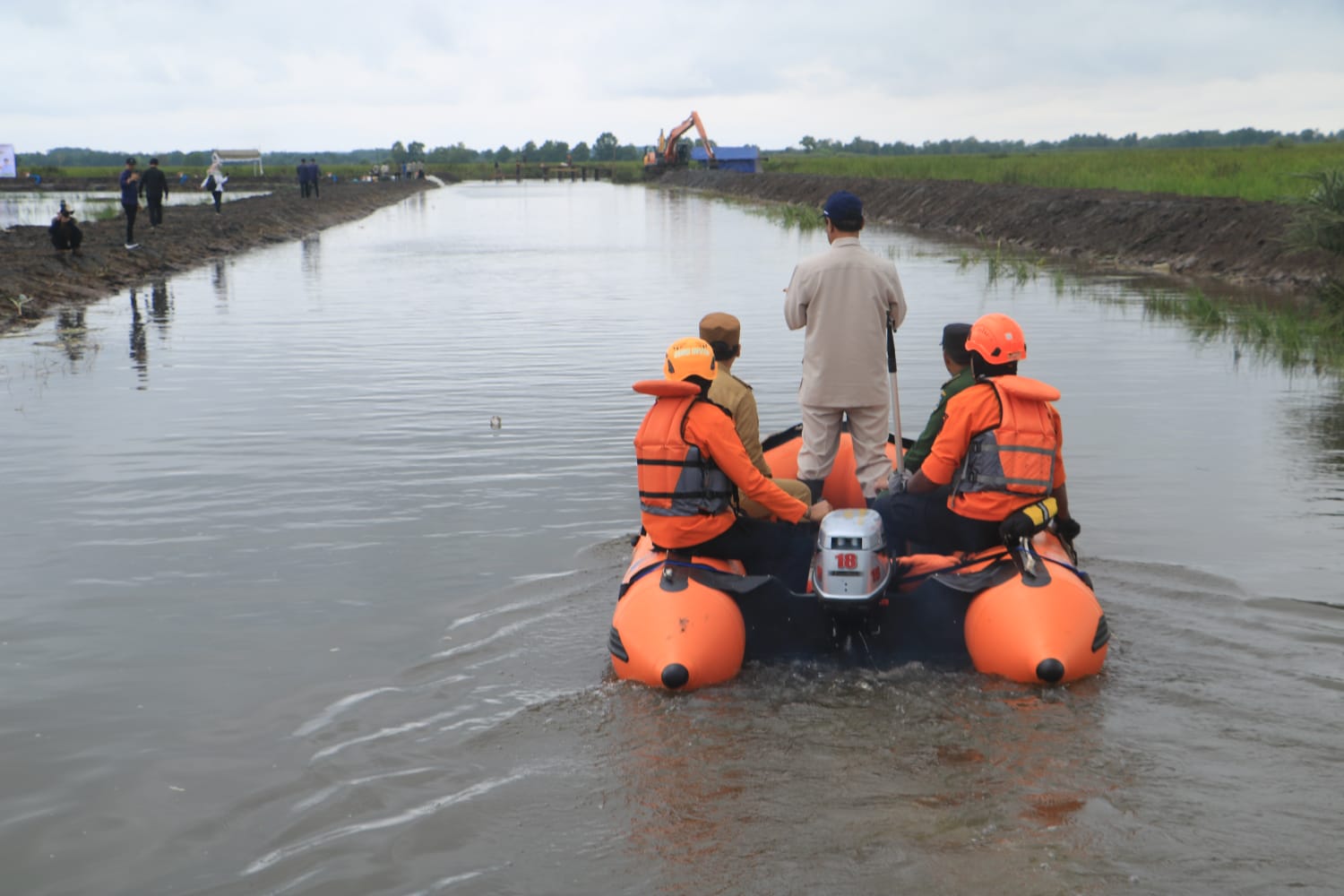 Mentan Tinjau Program Cetak Sawah Rakyat di Tanah Laut Dorong Swasembada Pangan