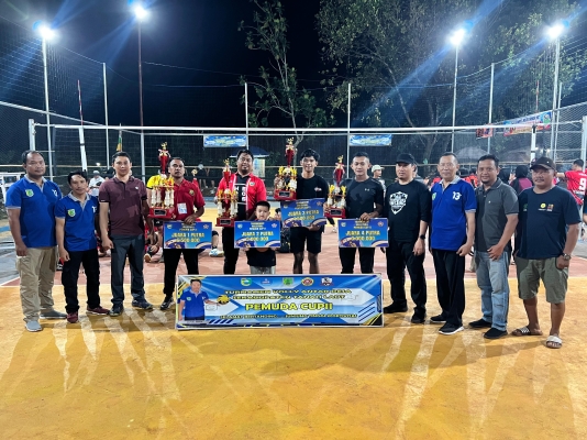 Turnamen Bola Voli Pemuda Cup II Resmi Ditutup, Tim GMK Damit Hulu dan Tim Gendhis Panggung Keluar S