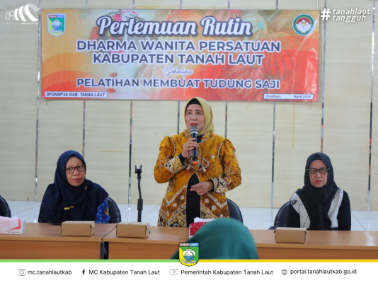 DWP Tala Gelar Pertemuan Rutin Sekaligus Pelatihan Pembuatan Tudung Saji