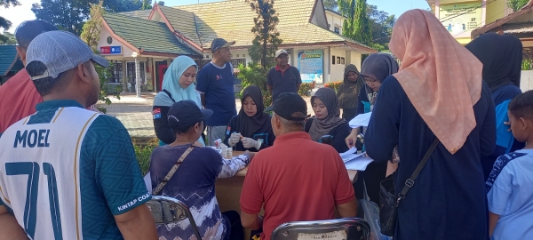 Dinkes Tala Berikan Layanan Kesehatan di Momen Car Free Day