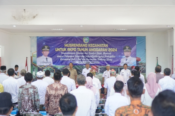 Buka Musrenbang, Bupati Ingin Isu Strategis Bahan Pekerjaan Rumah Dapat Selesai Ditahun 2024