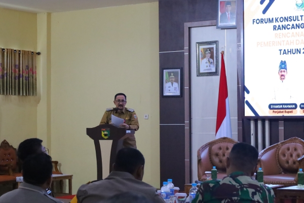 Pemkab Tala Gelar FKP Rancangan Awal RKPD 2025