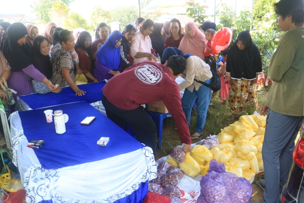 Desa Kampung Baru Jadi Lokasi Pelaksanaan Pasar Murah Ke - 76