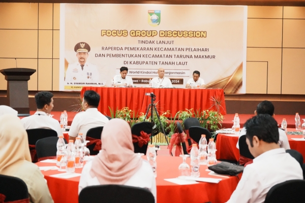 Hadirkan Tim Kemendagri, Proyeksi Pembentukan Kecamatan Baru di Tanah Laut Terus Dimatangkan