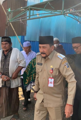 Pj Bupati Tala Takziah ke Rumah Duka Almarhum Nahrin Fauzi