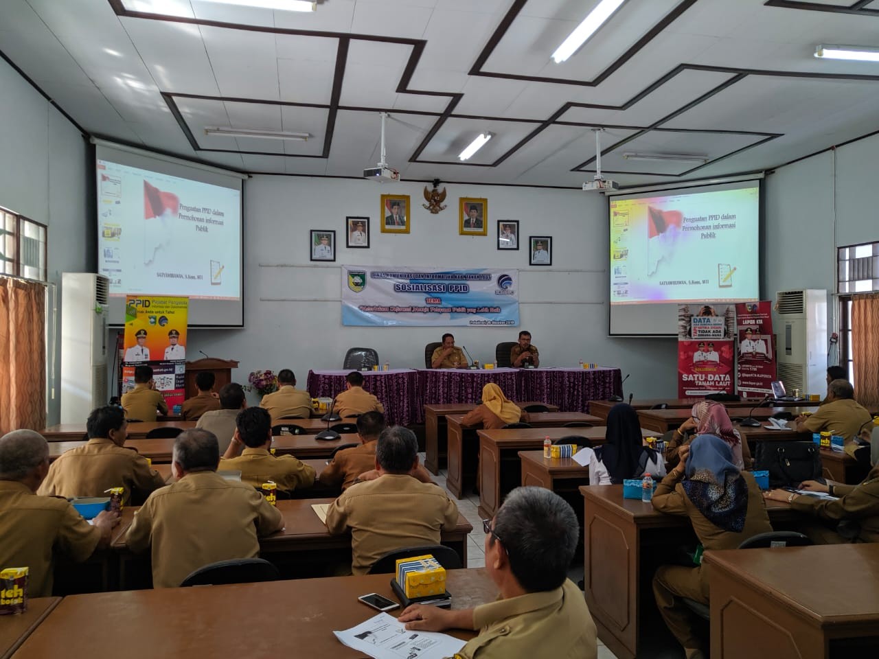 OPTIMALKAN KETERBUKAAN INFORMASI, DINAS KOMINFO TALA GELAR SOSIALISASI PPID