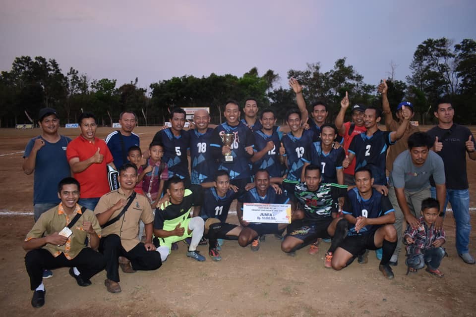 ALL STAR KINTAP JUARA SEPAKBOLA VETERAN U-40 SE KABUPATEN TANAH LAUT