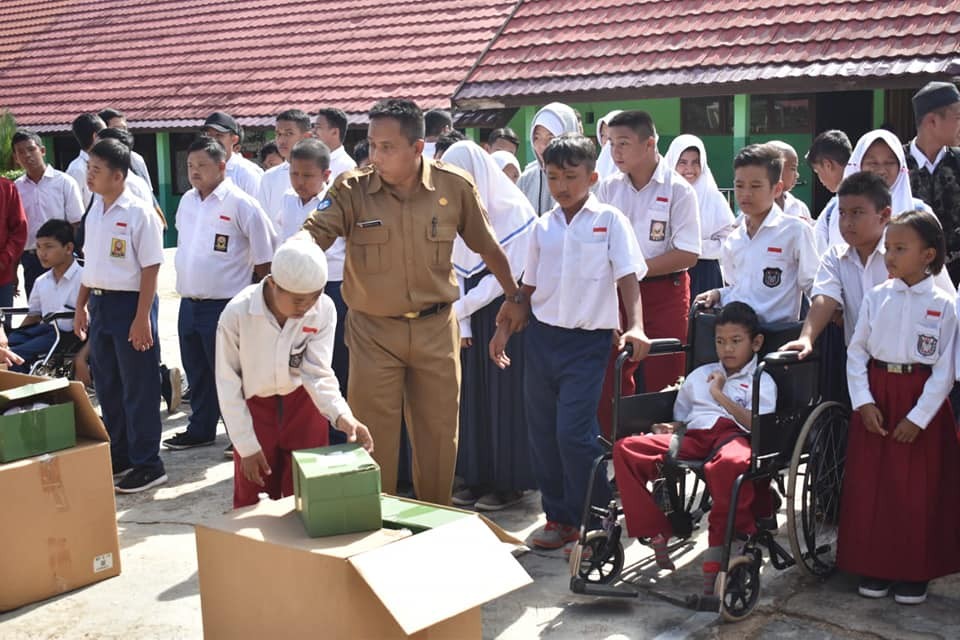 SLBN TANAH LAUT SAMBUT BAIK BANTUAN DARI DINAS SOSIAL