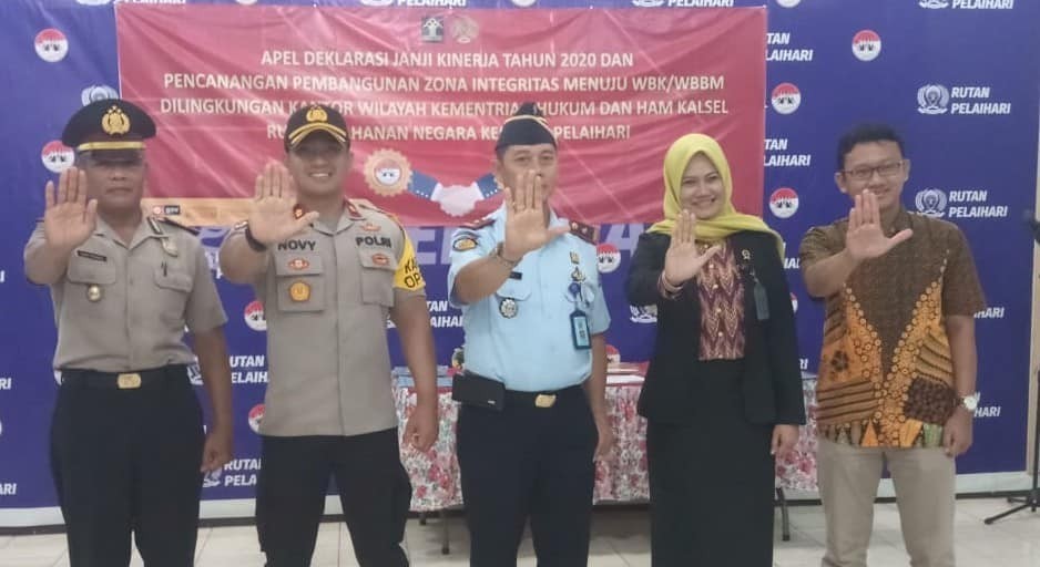 Deklarasi WBK Rutan, Polres Dan Pengadilan Negeri