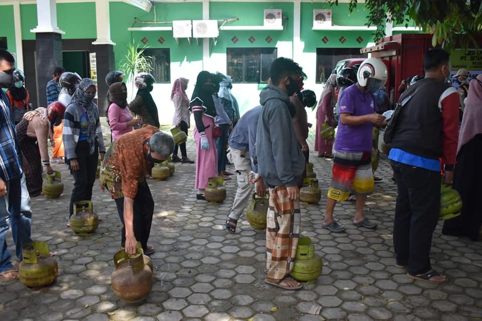 OPERASI PASAR LPG 3KG, DISKOPDAG TALA GANDENG AGEN LPG