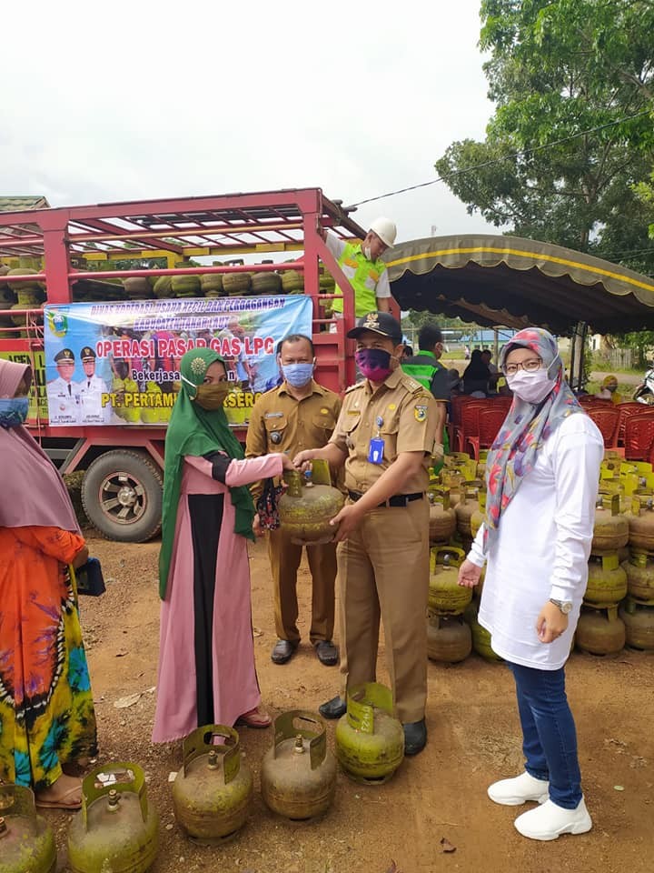 OPERASI PASAR GAS LPG DI KECAMATAN BATI-BATI