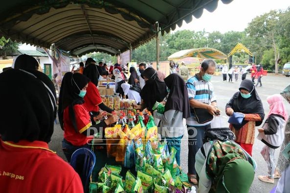 PASAR MURAH KE 22 KALI DI MASA PANDEMI OLEH DISKOPDAG TALA