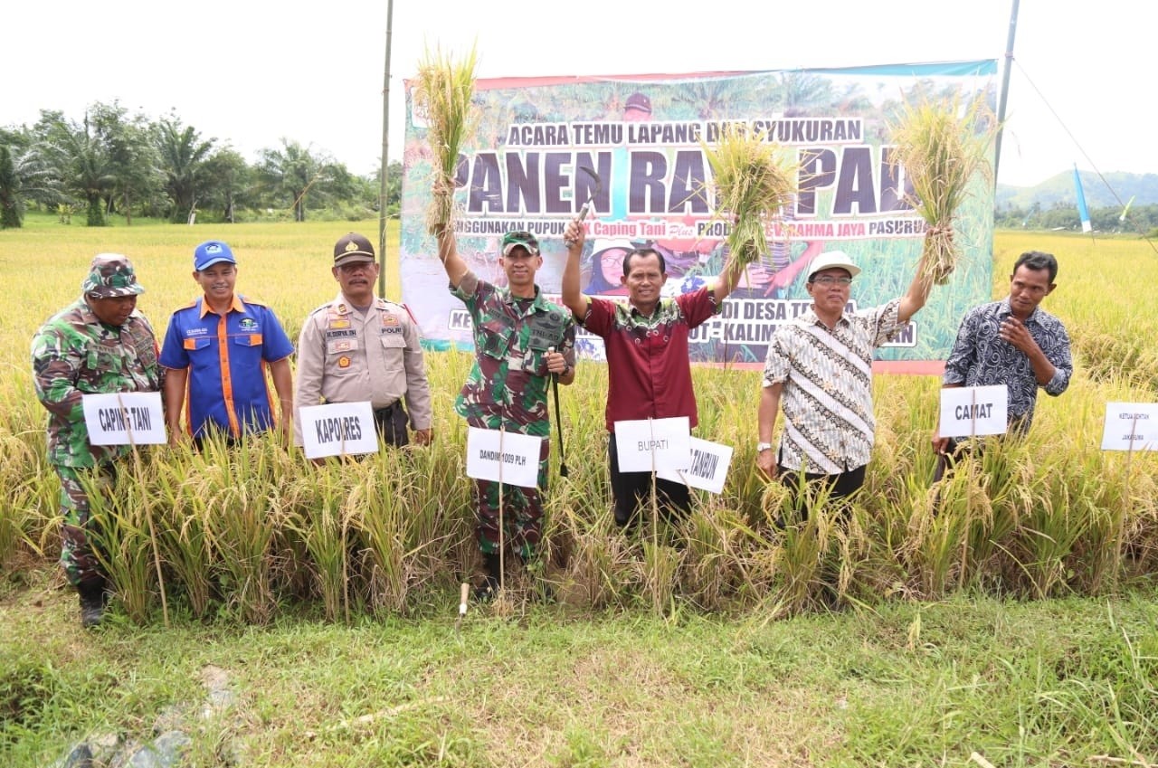 Poktan Jakasuma lakukan Panen Raya Padi di Desa Telaga