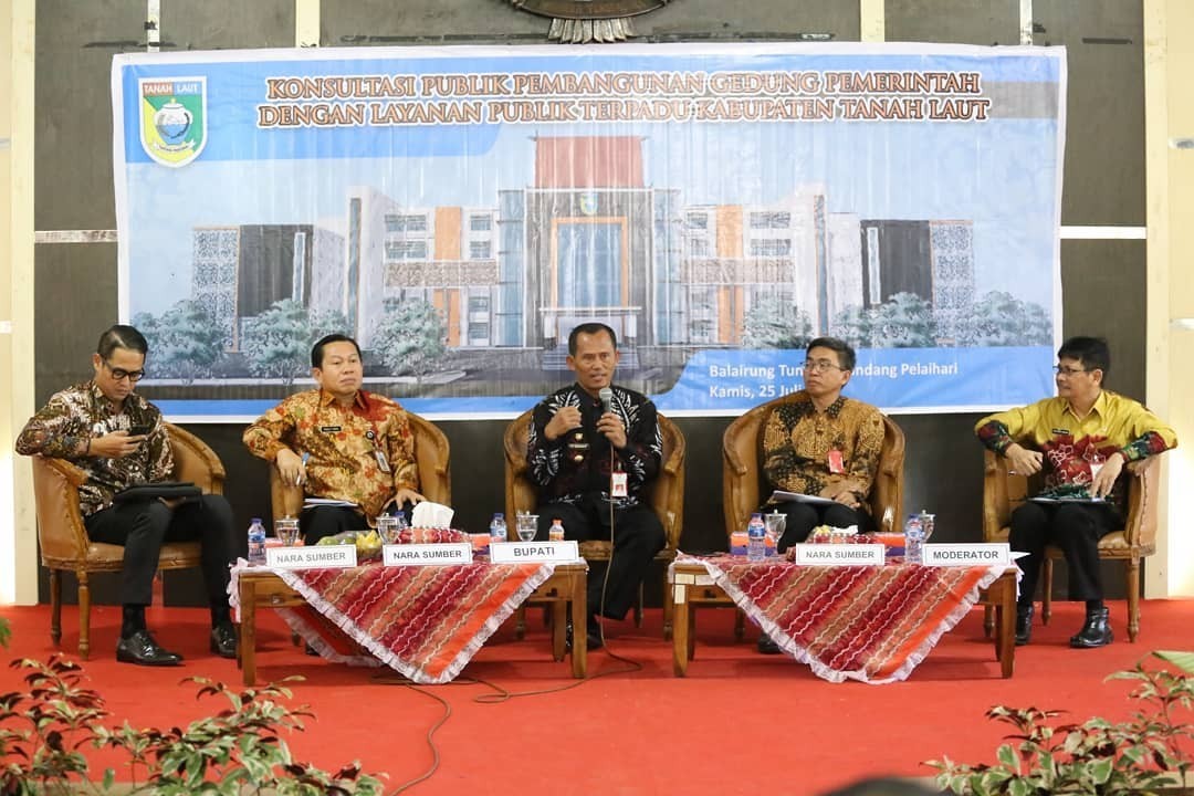 Gedung Pemerintah Dengan Layanan Publik Terpadu Kabupaten Tala akan mulai dibangun pada tahun 2021