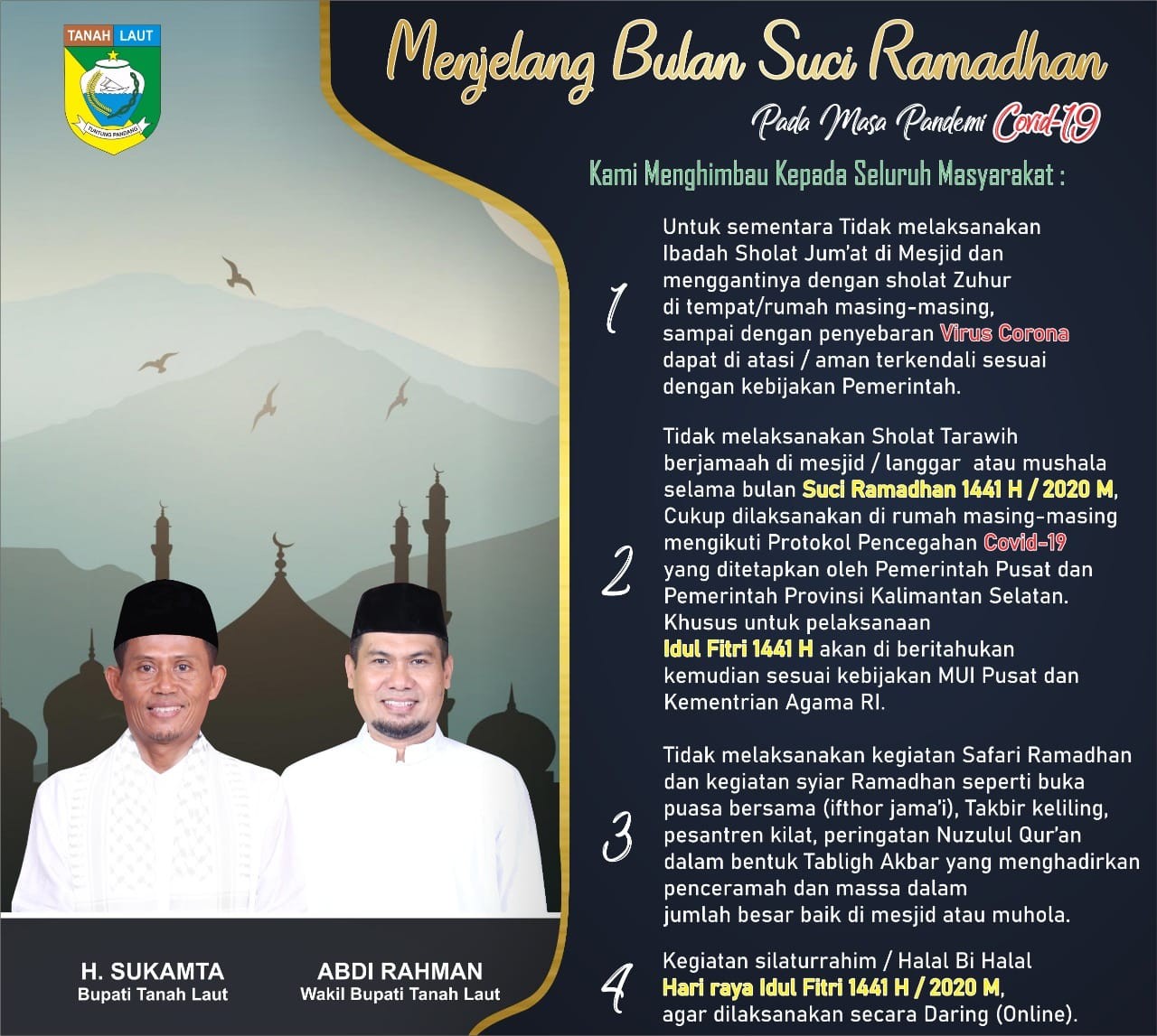 HIMBAUAN MENJELANG BULAN SUCI RAMADHAN