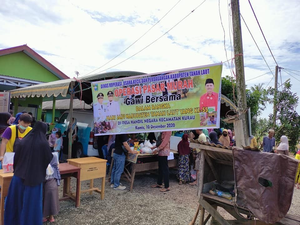 PASAR MURAH KESEBELAS KALINYA UNTUK WARGA TANAH LAUT